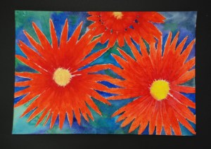 Georgia O'Keeffe Oil Pastel