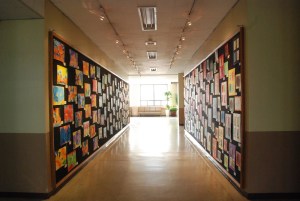 Middle School Art Display